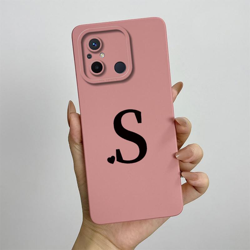 For Xiaomi Redmi 12C Case Cute Couple Letters Cover Silicone Soft TPU Fundas For Xiaomi Redmi 12C 12 C Redmi12C Phone Case Coque