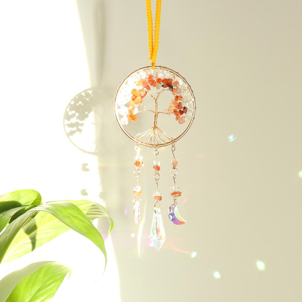 Tree of Life Crystal Sun Catcher Ornament Pendant