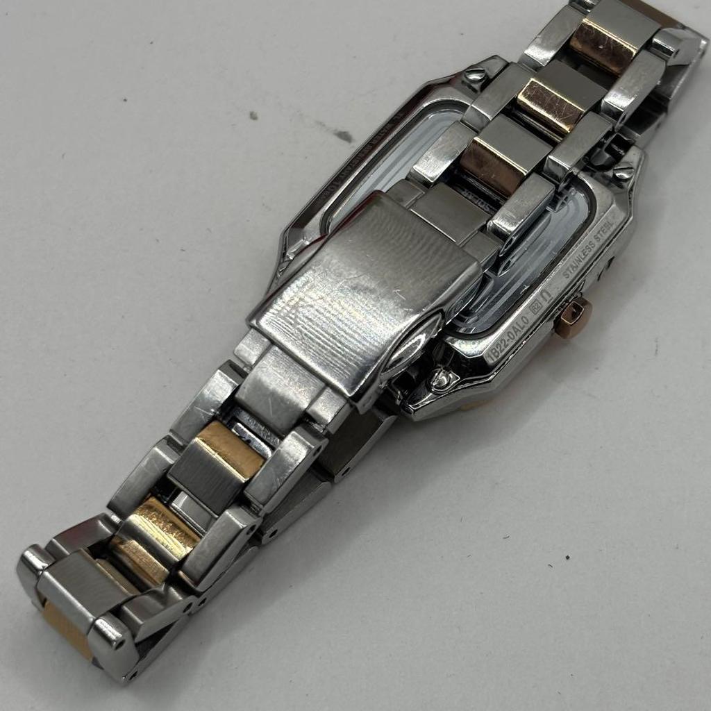 [USED] Working Seiko Seiko Lukia Square Radio-Controlled Solar Women's Watch