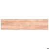 VidaXL Wall Shelf Light Brown 220x50x6cm Solid Oak Wood Treated 363737