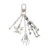 Skeleton Keychain Skull Keyring With Sturdy Alloy Design For Backpack Luggage Phone Gothic Accessory Gift