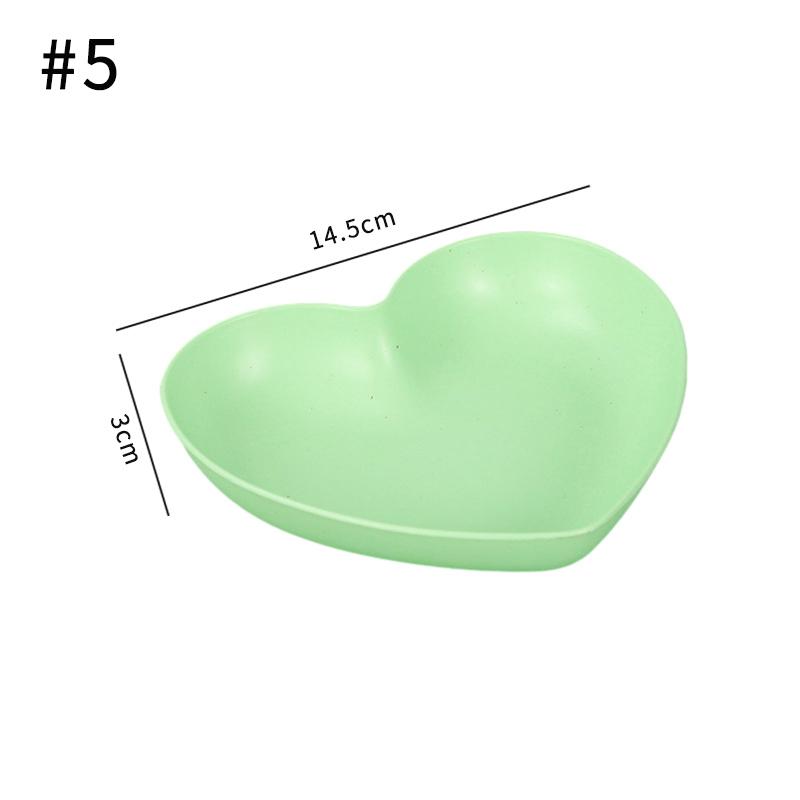 Rosa Liebe Speiseteller Obst Dim Sum Speiseteller Desktop Obstschalen Aufbewahrungsteller Würzteller Unterteilter Snack Picknickteller