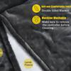 Heated Blanket 59 X 70.8 10 Heating Settings Auto Shut-Off Machine Washable with Hand Controller 110-V 145*65cm Flannel
