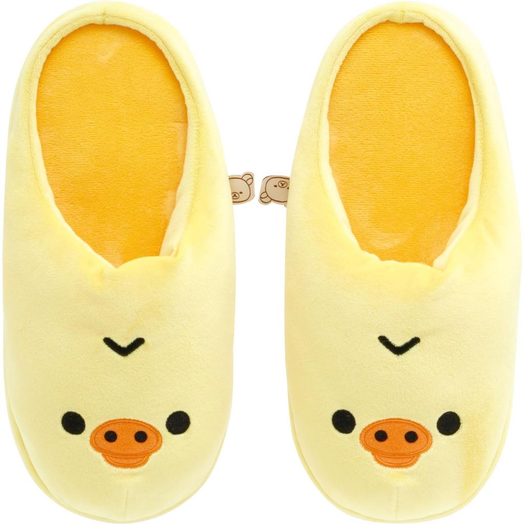 San-X Rilakkuma "Anyway Daradara Series" Lounging Room Shoes Kiiroitori KG11602 H270 x W115 x D65mm