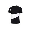 Nike T Shirts Men's Black Crew Neck Moderate Straight Fit CW4305-010