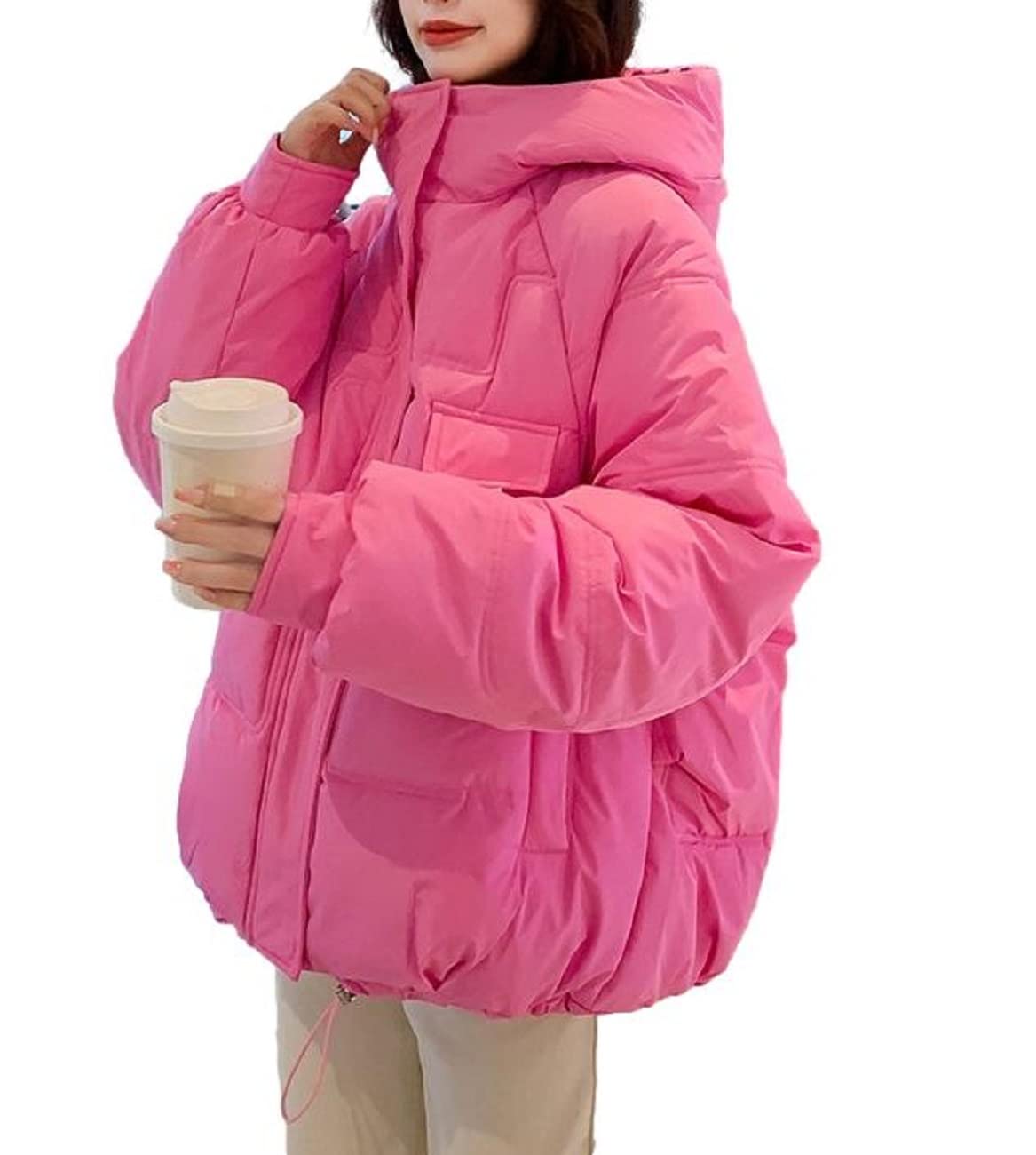 

Женская куртка Nibunnoichi Style с подкладкой, ветрозащитная [1/2style], куртка, с капюшоном, (JP, Алфавит, 2XL, Розовый) розовый