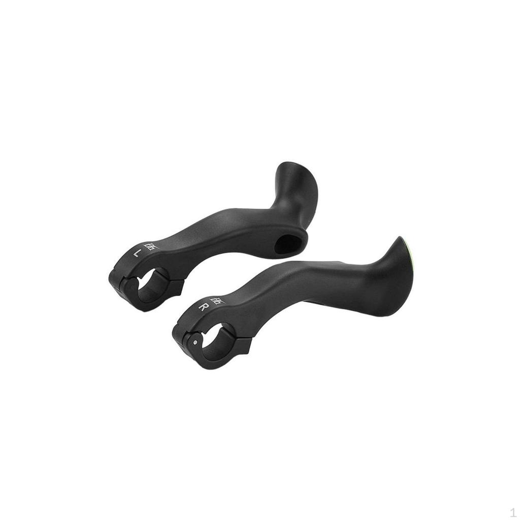 Auxiliary Handlebar Grips Clamp Mount Ergonomic Extension Left Right Marked Bike