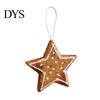 Environmentally Friendly Christmas Decor Ornaments 3D Foam Gingerbread/Star/Candy Cane Decoration Multi-size Sticky Powder Hanging for Xmas