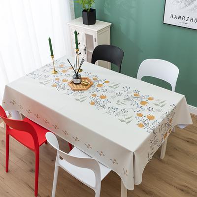 Einfache kleine, frische Druck-Tischdecke für zu Hause, rechteckig, für die Dekoration von Tischpartys, wasserdicht, fleckenabweisend, Nappe de Table