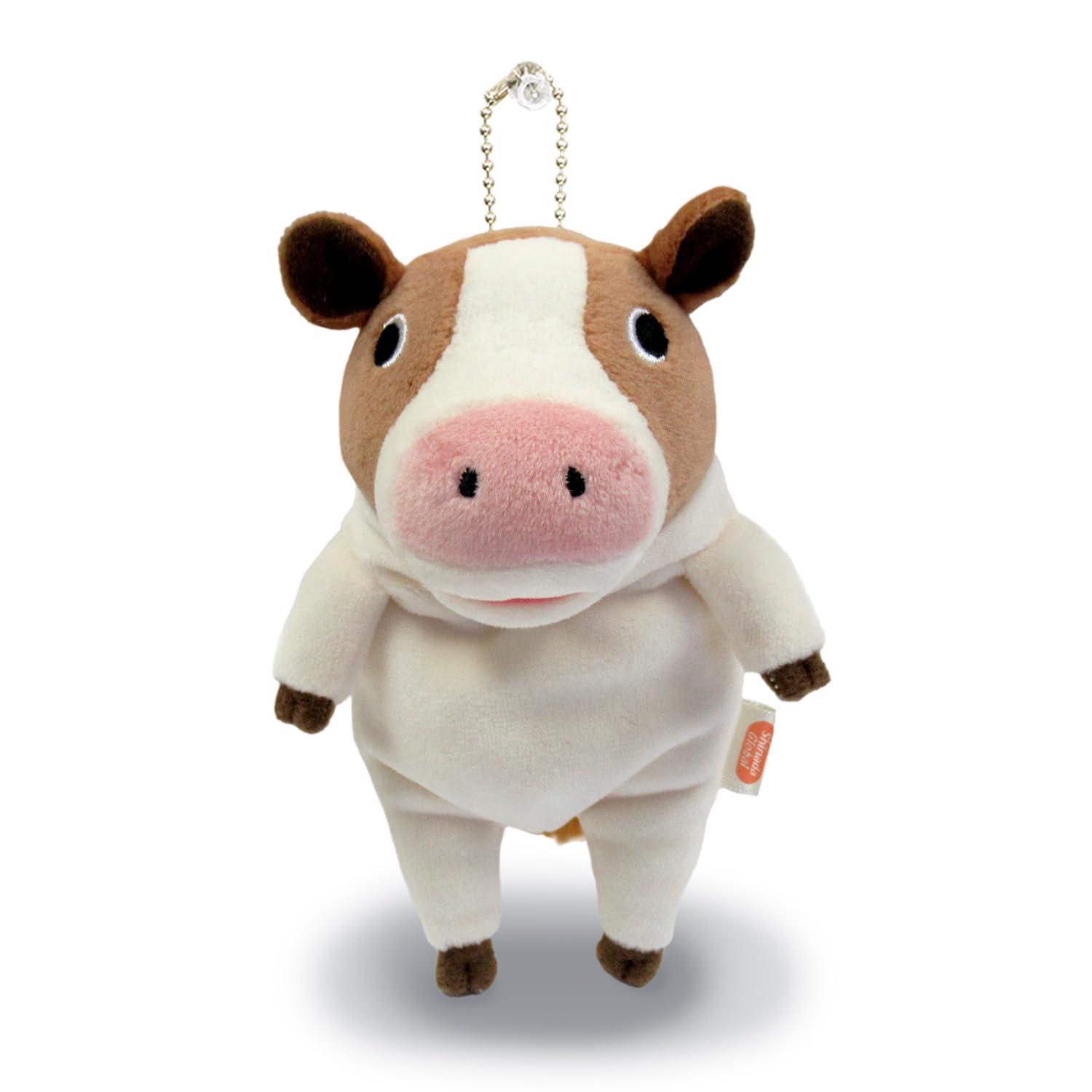 

Shinada Global Mochi Series Mochiushi Brown Mini Stuffed Animal Cow Stuffed Cow 7×5×14cm MOCO-0088R