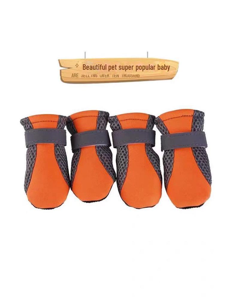 Breathable Mesh Dog Shoes for Small Breeds - Bichon, Teddy, Anti-Dirt Covers for Spring To Autumn
