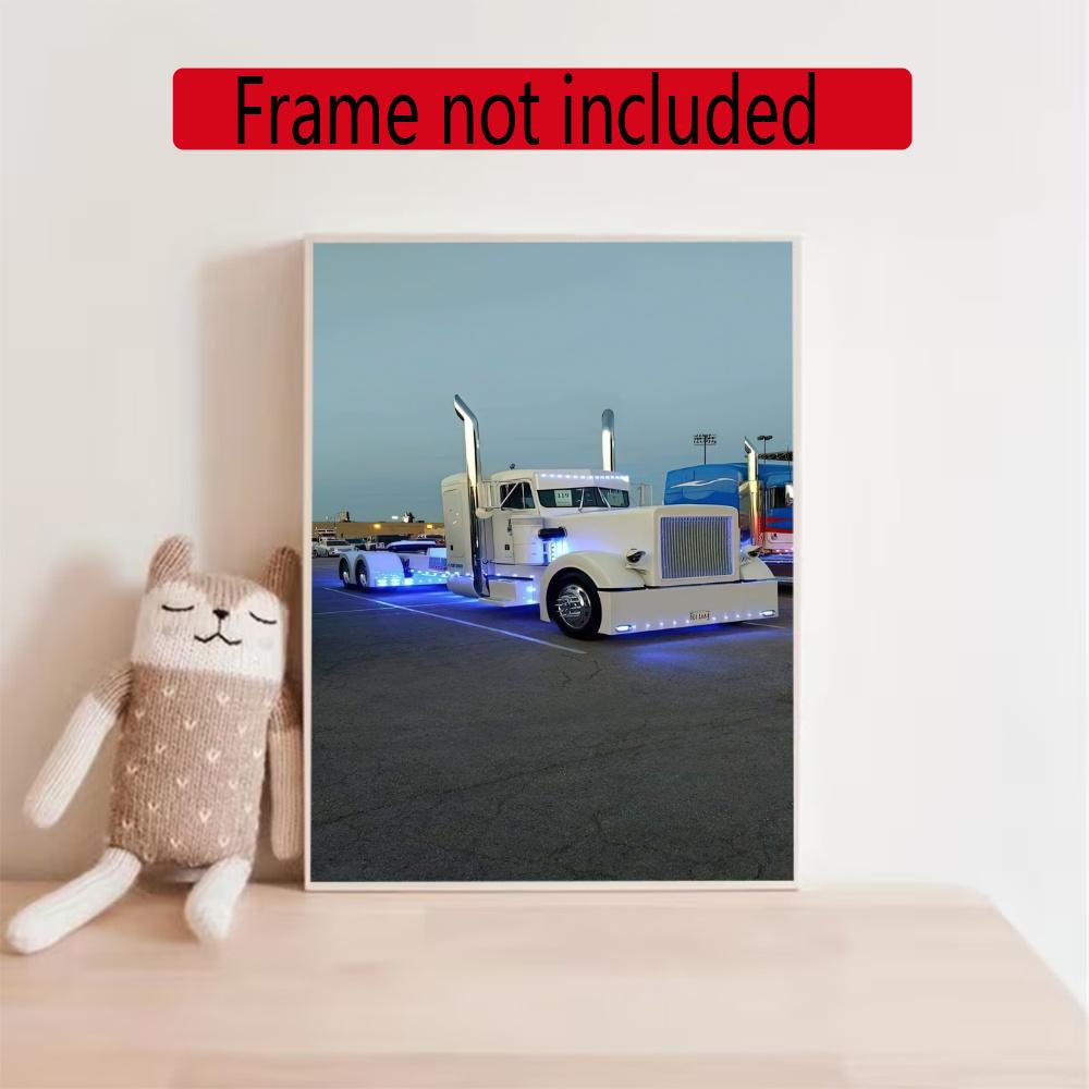 Kenworth 5D Diy Diamond Painting Round Diamond Mosaic Suitable For Beginners Diamond Painting Rhinestones Gift Frameless