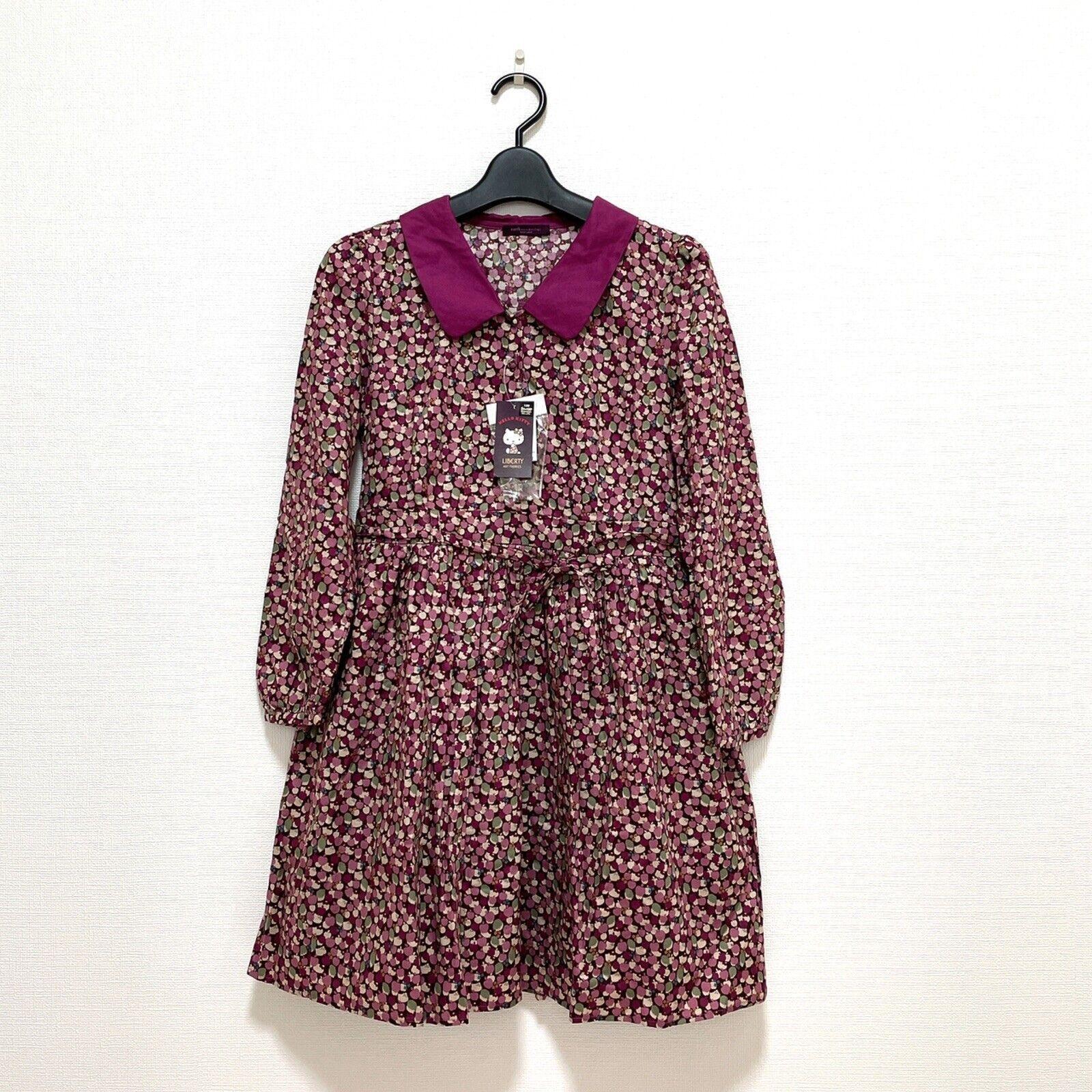 [Unused tag included] Sanrio Hello Kitty earth music  ecology Sanrio Hello Kitty Earth music  ecology collaboration Liberty dress ladies pink