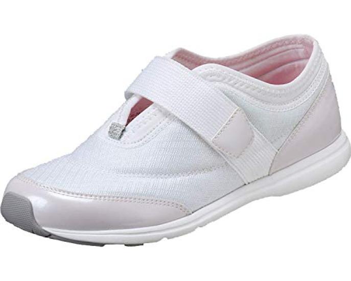 Moonstar Lightweight Athletic Shoes 03 White Size 2E Women's (11410098) N, 22.5 cm,
