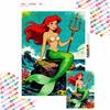 Diamond Painting Kit The Little Mermaid Ariel 5D DIY Diamond Art Home Bedroom Wall Decor