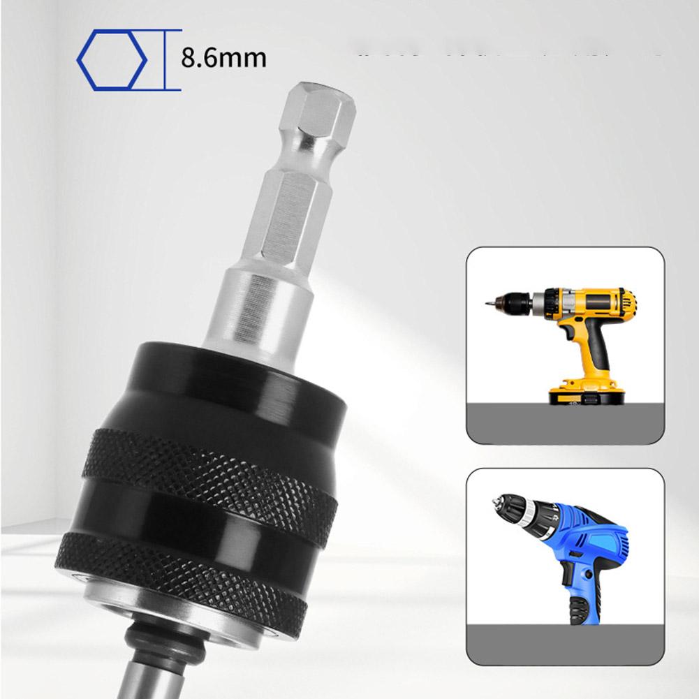 Woodworking Hole Opener Quick Stripping Pipe Self-locking Extensions Rod Quick Release Connecting Rod Power Tools