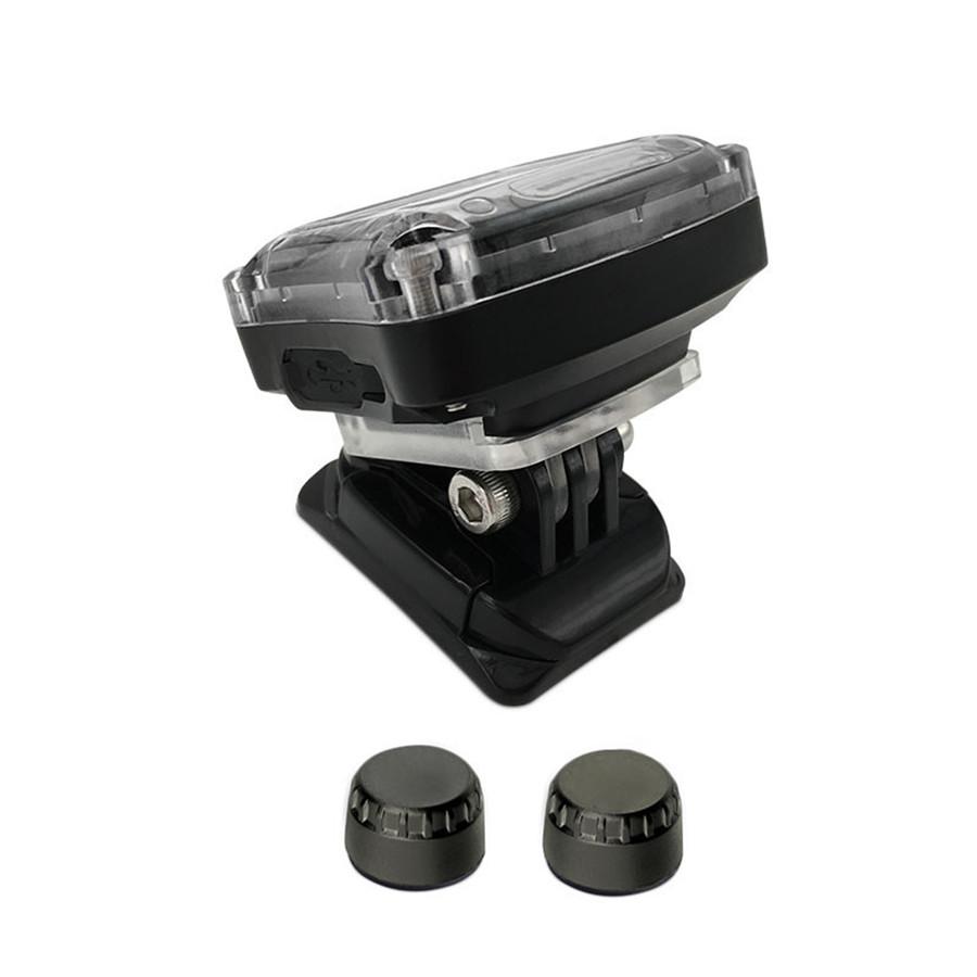 Motorcycle Tire Pressure Monitoring System with Wireless Waterproof Motorcycle T