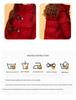 Girls' 2026 Chinese New Year Thick Warm Cotton Jacket - Medium & Large Sizes