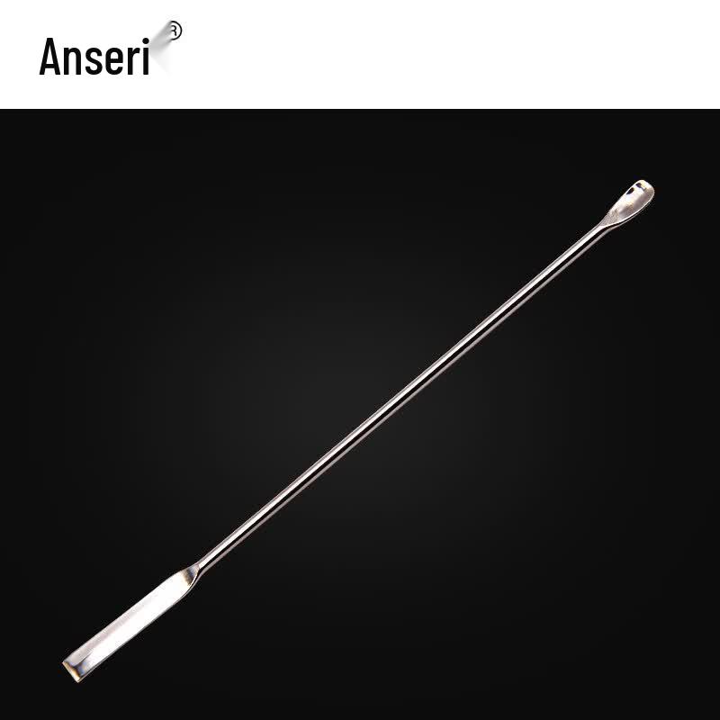 Ansell 304 Stainless Steel Double-Ended Lab Micro Scoop Spatula