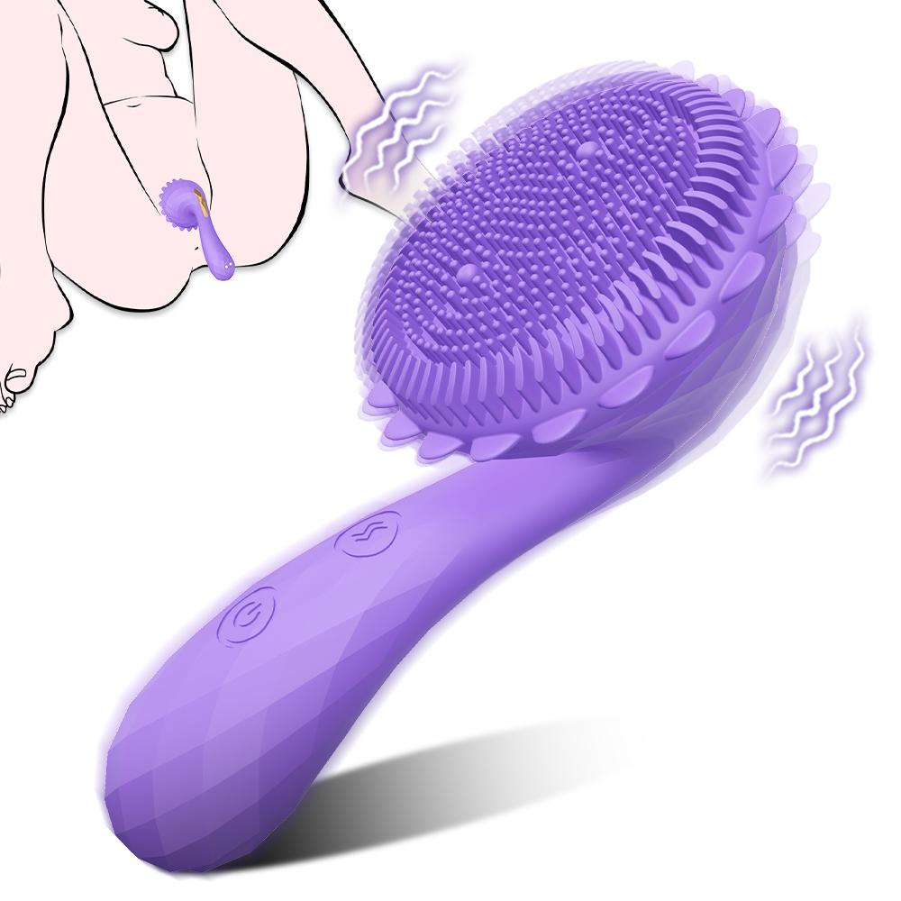 Gesichtsreinigungsbürste Silikon Sexspielzeug G-Punkt Vibrator Massagegerät für Frauen Klitoris Brustwarzen Anale Stimulation Erwachsenenprodukte 18+
