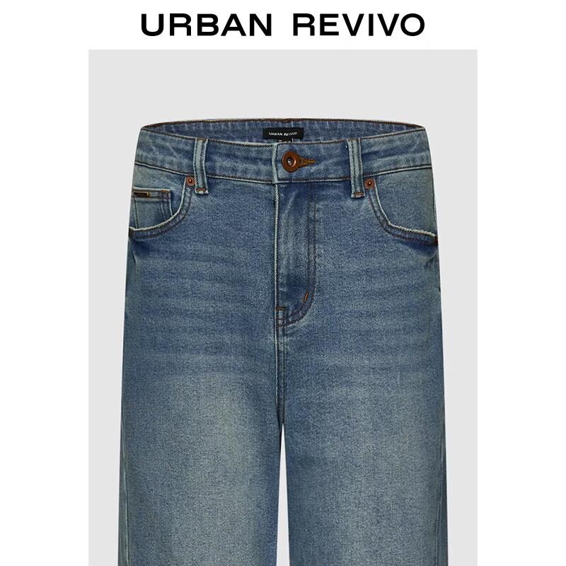 UR Women's Retro Washed Curved Jeans