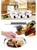Stainless Steel Multi-Purpose Round Lid for Griddle, Grill, Pot, Bowl, Plate, Heating, Fresh-Keeping, and Vegetables