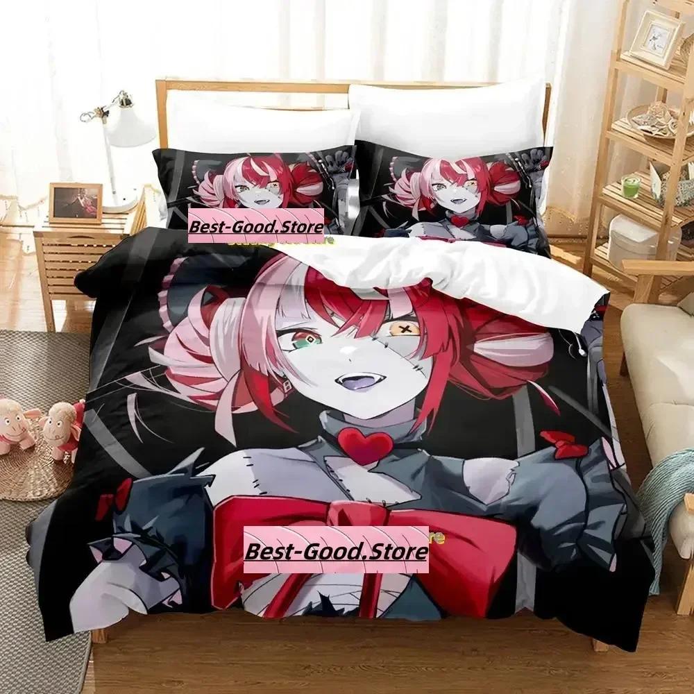 Kureiji Ollie Bedding Set Single Twin Printed Bed Set With Pillowcase Bed Duvet Cover Soft Single Double Queen Super King Size