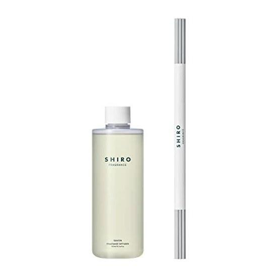 SHIRO Sabon Fragrance Diffuser Liquid (300mL Approximately 3 Months) Room (refill + Sticks)