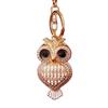Owl Crystal Keyring Charm Pendant Handbag Purse Bag Key Ring Chain Keychain Gift