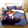 Comfortable Anime Print Bedding Set With Duvet Cover And Pillowcases Single Twin Full Queen King Sizes For All Ages