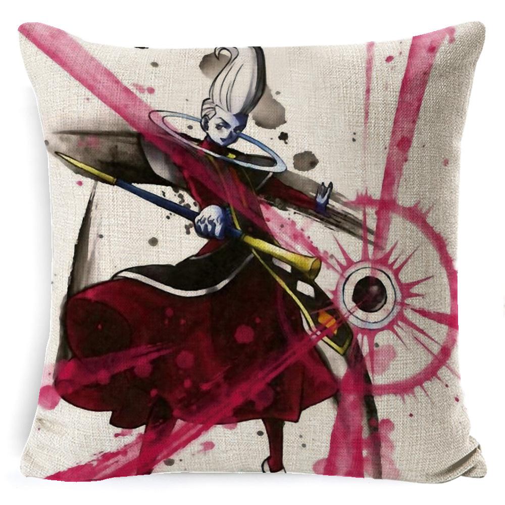 Kreslená Animace Dragon Ball Povlak na Polštář Lněný Super Měkký Polštář Domov Dragon Ball Anime Polštář