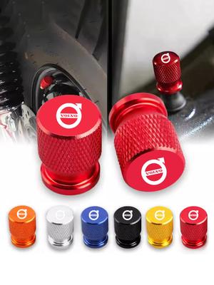 4Pc 3D MetL Car Wheel Tire Valve Caps Tyre Stem Covers For RDesign XC90 XC60 S60 V40 XC40 V60 V50 S40 XC70 C30 C70 C40 S70