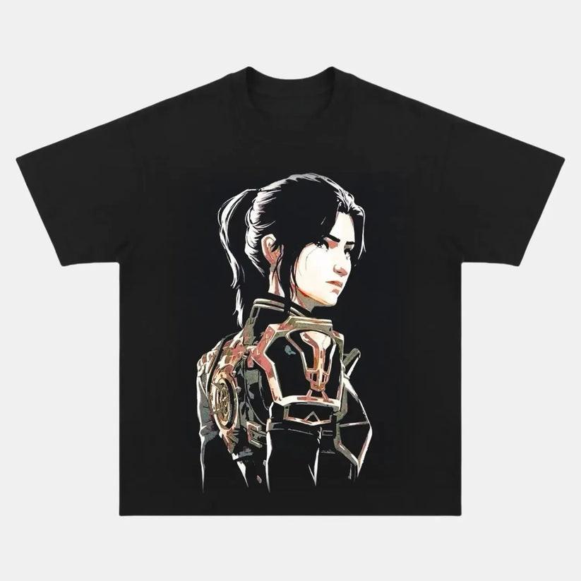 ARCANE Caitlyn Bootleg T-Shirt Tops Tee Short Sleeve Unisex S-4XL