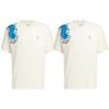 Adidas Keith Haring Collaboration SS22 Cartoon Print Round Neck Short Sleeve T-Shirt Men Tops White HD7264