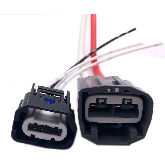 Set 2 Pigtail Compatible with Volvo Ford Electric Power Steering (EPS) Pump Wire Connector Plug kit - Type 1