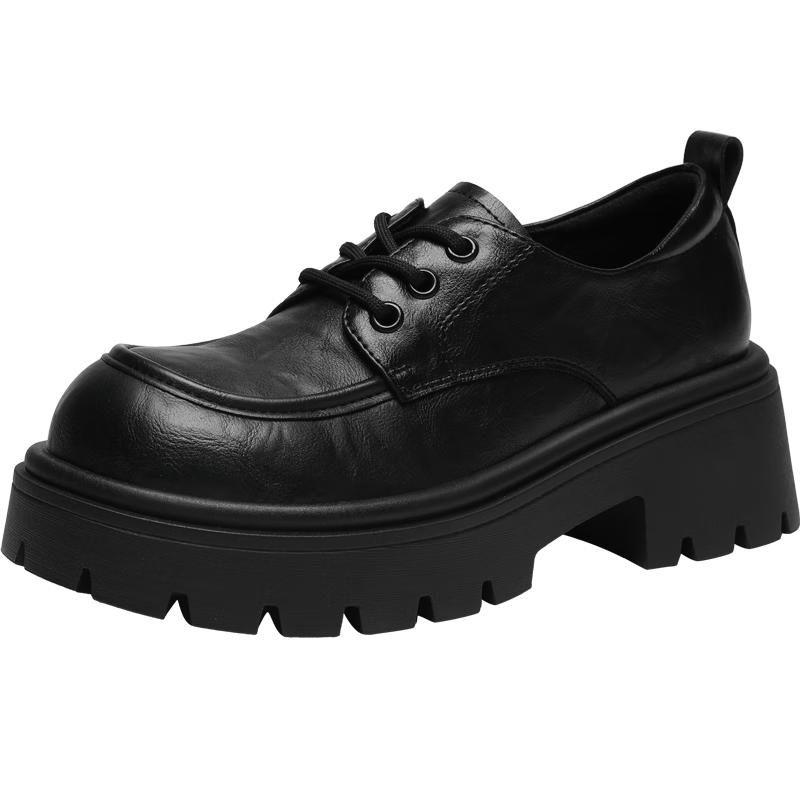 ZHR Women s Retro British Style Platform Loafers EU 35