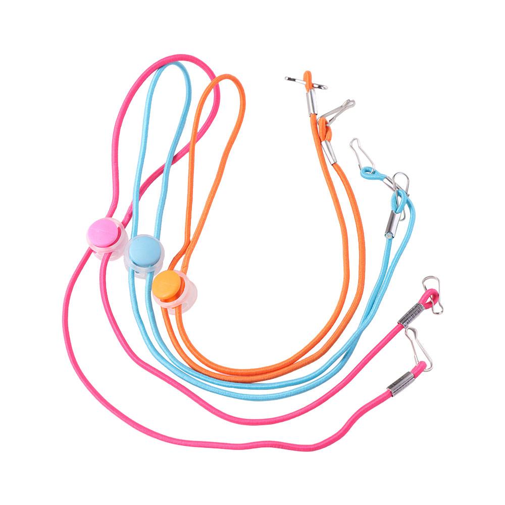 12Pcs Removable Rope Tensioners Clips Elastic Lanyard Cross-Stitch Fabric Holders  Sewing Gadgets