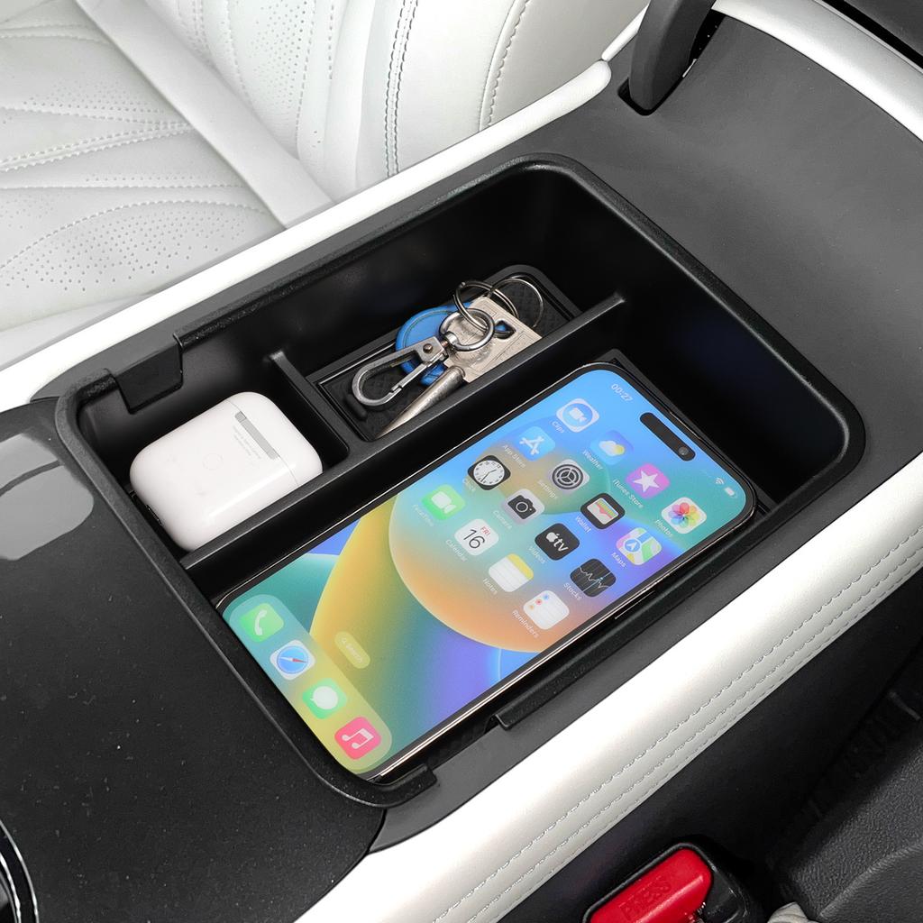 For BYD Seal 06GT 2025 TPE Center Console Armrest Storage Box Tray Organizer Car Interior Accessories Black