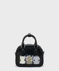Sunlit Graphic Tote Crossbody Bag (Black)