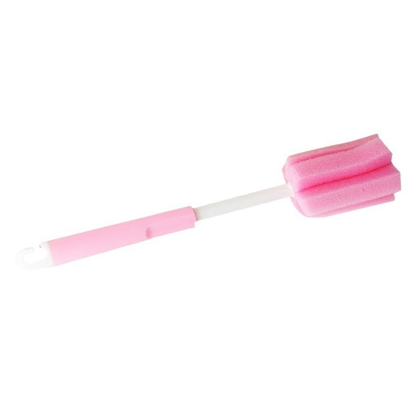 2pcs Extended Handle, Extendable Cup Brush, Bottle Brush, PP Handle, Commonly Used Sponge Cup Washing Brush