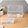 Transparent Data Cable Organizer Case Classification Dustproof Card Organizer With Lid Clutter Collection Box For Office Home