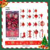 30 Pieces Christmas Ball Ornaments Set Baubles Party Favors Tree Shatterproof DIY Xmas Balls