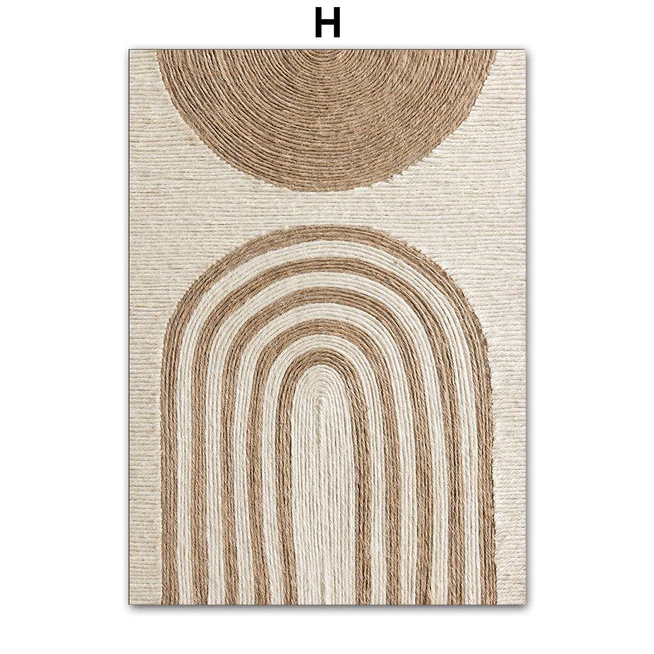 Modern Line Curve Girl Vase Flower Abstract Vintage Posters Prints Wall Art Retro Canvas Painting Pictures For Living Room Decor