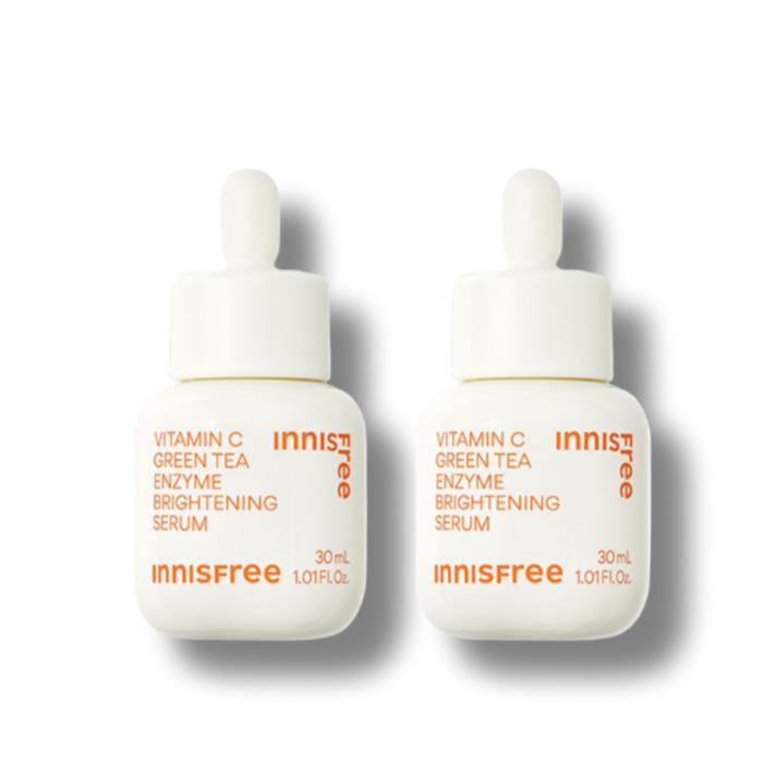 

Innisfree New Vita C Green Tea Enzyme Spot Toning Serum (30ml × 2) 2 bottles