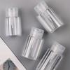 1 Piece Classic Style Portable Travel Cosmetic Organizer with Dispenser - Clear Cosmetic Storage Container, Durable PE/PP Material