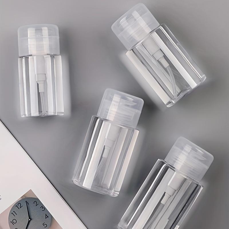 1 Piece Classic Style Portable Travel Cosmetic Organizer with Dispenser - Clear Cosmetic Storage Container, Durable PE/PP Material