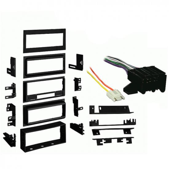 Fits Oldsmobile Ninety-Eight 1986-1987 Single DIN Harness Radio Dash Kit