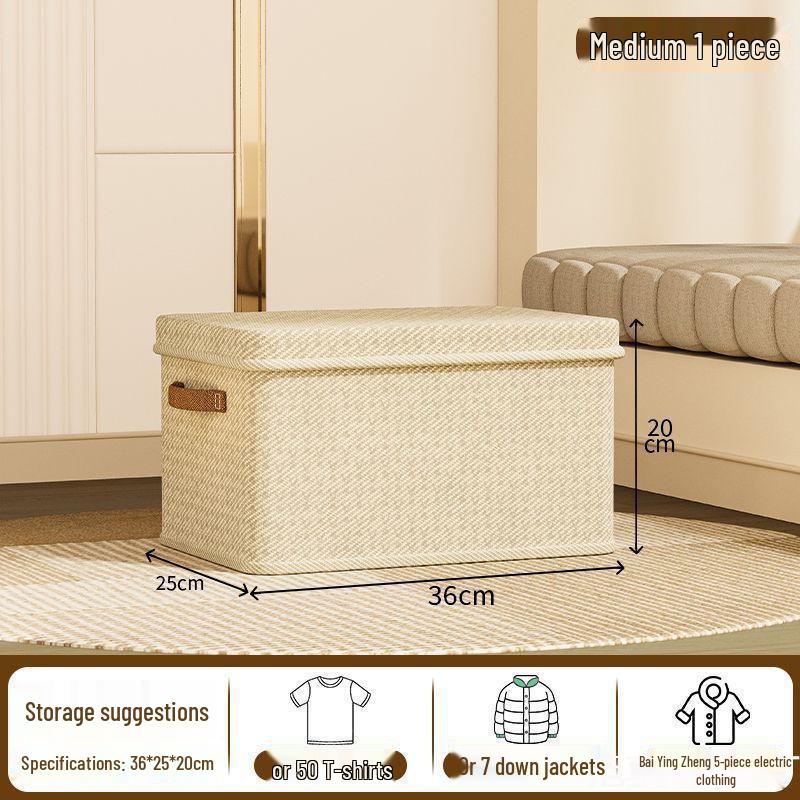 Larger Foldable Fabric Storage Box for Clothes