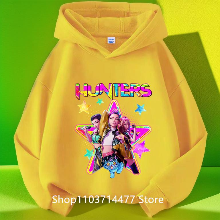 Hoodies & Sweatshirts Lässig Film Unisex Hoodies Kinder Hoodie Manga Kinder Kpop Dämonenjäger Kinder-Sweatshirt Niedlicher Tiger-Hoody für Jungen Mädchen