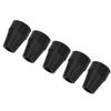 5pcs Walking Cane Tip Flat Rubber Wear Resistance Replacement Crutches Accessories for Grass Loose